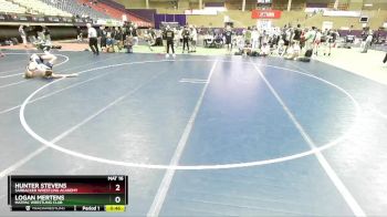 144 lbs Cons. Round 3 - Logan Mertens, MATPAC Wrestling Club vs Hunter Stevens, Sarbacker Wrestling Academy