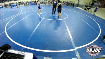 110 lbs Round Of 16 - Nathaniel Whiteside, Randall Youth Wrestling Club vs Ryan Polm, HBT Grapplers