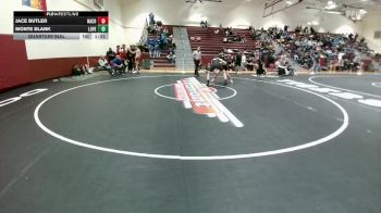 190 lbs Quarterfinal - Monte Blank, Lovell vs Jace Butler, Natrona County