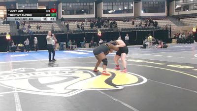 235 lbs Cons. Round 1 - Zoey Lam, Kenwood vs Destiny Dupree, Academy For College And Career Exploration (ACCE)