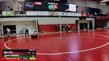 141 lbs Cons. Round 2 - Ben Lunn, SIUE vs Danny Martinez, SIUE