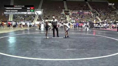 6A 120 lbs Champ. Round 2 - Tristian Bradsher, Pike Road School vs Rhys Coulter, Gulf Shores