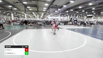 116 lbs Round Of 16 - David Pina, Valiant College Prep vs Asher Williams, War Wc