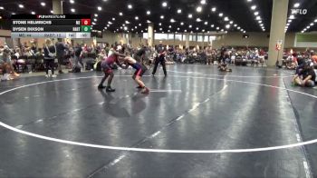 110 lbs Round 3 (6 Team) - Stone Helmrichs, Moyer Elite vs Dysen Dixson, Rabbit WC