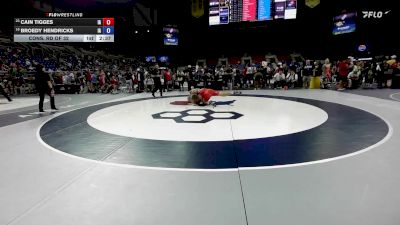 190 lbs Cons. Rd Of 32 - Cain Tigges, IA vs Broedy Hendricks, IA