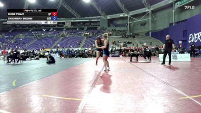 145 lbs Round 1 (16 Team) - Savannah Brehm, Dickinson State vs Elise Twait, University Of Providence