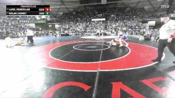 Boys 2A 144 lbs Cons. Round 2 - Nolan Carney, Ridgefield vs Lafel Denetclaw, Centralia
