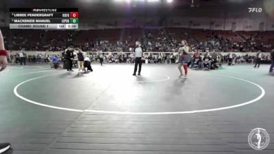 G5A-170 lbs Champ. Round 1 - Libbee Pendergraft, Keifer-Girls vs Mackenzie Manuel, Lexington/Purcell-Girls