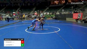 100 lbs Prelims - Tj Campster, Renegade vs Landin Lamberth, Rebel WC