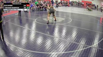 150 lbs Cons. Round 5 - Mayson Thompson, Union vs Ellis Byers, Cascade