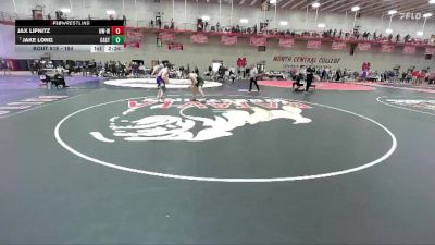 184 lbs Cons. Round 4 - Jax Lipnitz, Wisconsin-Whitewater vs Jake Long, Castleton