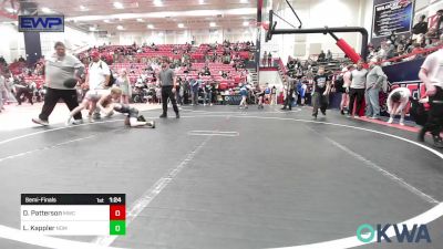 80 lbs Semifinal - Dakin Patterson, Maize Wrestling Club vs Liam Kappler, Team Nomad