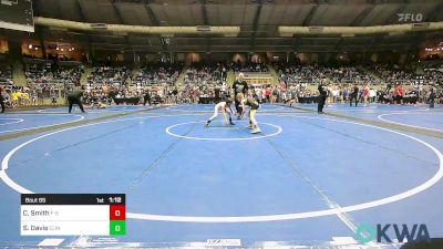 73 lbs Quarterfinal - Carson Smith, F-5 Grappling vs Slade Davis, Clinton Youth Wrestling