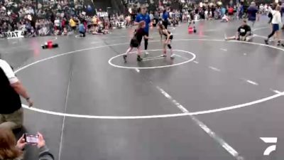 68-74 lbs Cons. Round 3 - Miley Bernshausen, FoxFit Wrestling vs Edyn Adams, Fillmore Central