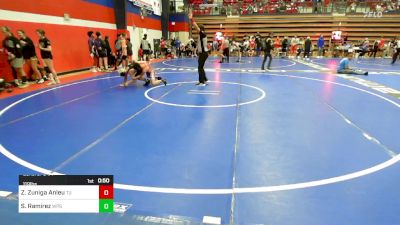 119 lbs Consi Of 8 #1 - Zahid Zuniga Anleu, Tulsa Union vs Seiler Ramirez, Wilburton Schools