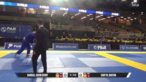 Cory W. Barton vs Randall Jason Denny 2025 Pan Jiu Jitsu IBJJF Championship