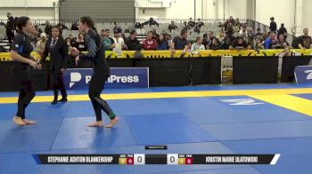 Kristin Marie Ulatowski vs Stephanie Ashton Blankenship 2025 World IBJJF Jiu-Jitsu No-Gi Championship