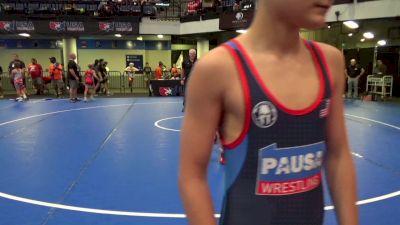 84 lbs Cons. Sub-quarters - Wyatt Melchi, Garrett Wrestling Club vs Tom Harrington, Bad Karma Wrestling Club