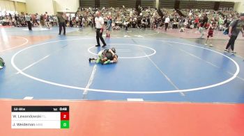 52-B lbs Quarterfinal - Westyn Lewandowski, F.L.O.W. vs Jacob Weideman, All I See Is Gold Academy