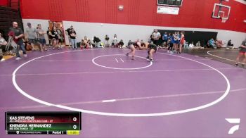 152 lbs Round 2 (8 Team) - Kas Stevens, All American Wrestling Club vs Khendra Hernandez, Big Dog Ranch