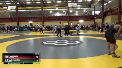 132 lbs Cons. Round 4 - Khimari Manns, St Edward vs Trey Wagner, Northampton