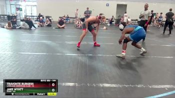 144 lbs Cons. Round 4 - Jake Wyatt, FEWA vs Travonte Burgess, Lakeland Wrestling Club