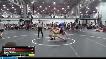 195 lbs Round 5 (10 Team) - Chad Powell, Pro X vs Clayton Erb, D3TC