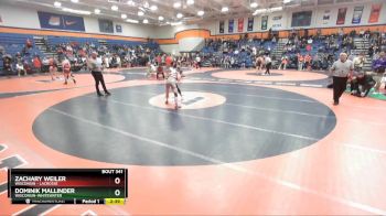 133 lbs Quarterfinal - Dominik Mallinder, Wisconsin-Whitewater vs Zachary Weiler, Wisconsin - Lacrosse