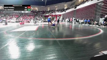150 lbs Quarterfinals (8 Team) - Cal Whitnah, HARRAH vs Mack Powell, BRISTOW