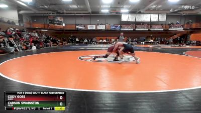 150 lbs Semifinal - Cody Goss, Elko vs Carson Swainston, Filer