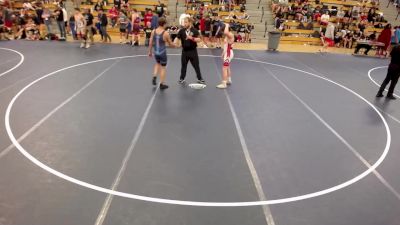 150 lbs Cons. Round 3 - Nolan Ferrell, WI vs Brady Kirkpatrick, MN