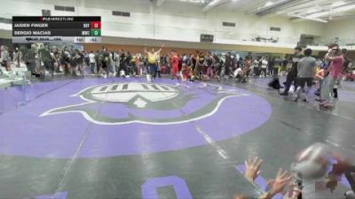 165 lbs Cons. Semi - Sergio Macias, Mustang Wrestling Club vs Jaiden Finger, RBYWC