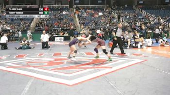 1-4A - 120 Semifinal - Khiry Reese, Rosewood High School vs Claire Ball, Swain County High School