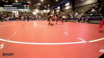 138 lbs Consolation - LJ Williams, North Desoto Wrestling Academy vs Gabe Rothmeyer, Panther Youth Wrestling