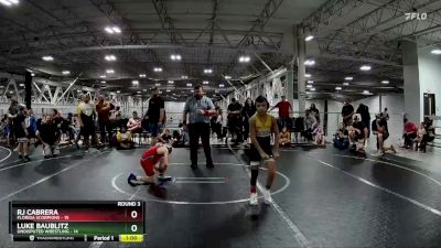 68 lbs Round 3 (8 Team) - RJ Cabrera, Florida Scorpions vs Luke Baublitz, Undisputed Wrestling