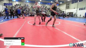 195 lbs Rr Rnd 1 - Samuel Denton, Caney Valley Wrestling vs Jesse Curran, Gentry Youth Wrestling