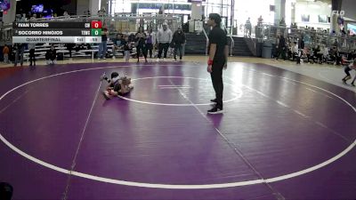 55 lbs Quarterfinal - Ivan Torres, Chickasha Wrestling vs Socorro Hinojos, Texas Elite Wrestling Club