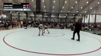 U14 FK - 96 lbs Cons. Round 3 - Ronin Mann, Canada vs Mason Rios, Washington