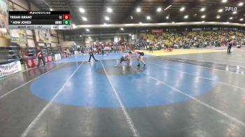 157 lbs Cons. Round 2 - Tegan Grant, Team Champs vs Adin Jones, Northeast MT Wrestling Club
