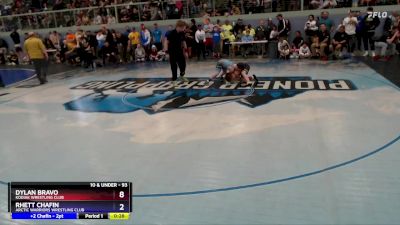 93 lbs Champ. Round 1 - Rhett Chafin, Arctic Warriors Wrestling Club vs Dylan Bravo, Kodiak Wrestling Club