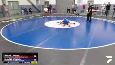 84 lbs Final - Jeremy Larson, Dillingham Wolverine Wrestling Club vs Leander Johnson, Chugach Eagles Wrestling Club