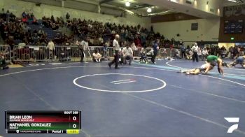 152 lbs Quarterfinal - Brian Leon, Eleanor Roosevelt vs Nathaniel Gonzalez, Bonita