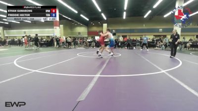 144 lbs Round Of 16 - Ethan Gumabong, Spartan Mat Club vs Freddie Hector, Texas