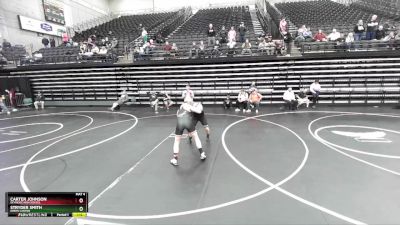 193 lbs Cons. Round 5 - Stryder Smith, Green Canyon vs Carter Johnson, Skyridge High School