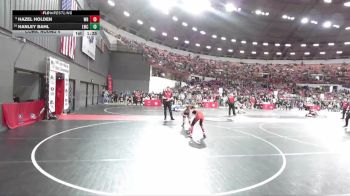 95 lbs Cons. Round 4 - Hazel Holden, Wisconsin Rapids vs Hanley Bahl, Lancaster Wrestling Club