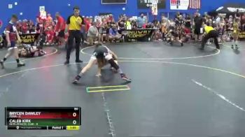 80 lbs Round 2 (6 Team) - Brycen Dawley, POWA vs Caleb Kirk, Elite Athletic Club