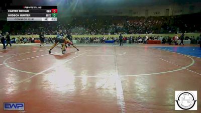 175 lbs Consi Of 32 #1 - Carter Brown, Union JH vs Hudson Hunter, Husky Wrestling Club