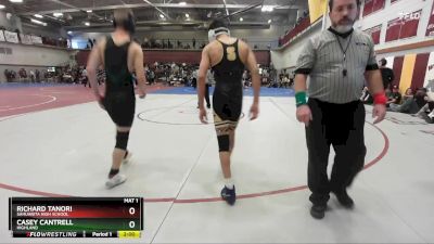 113 lbs Champ. Round 2 - Casey Cantrell, Highland vs Richard Tanori, Sahuarita High School