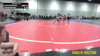 84 lbs Final - Jaxon Brynildson, Wyoming Underground vs Jackson Beckley, Full Circle 12U