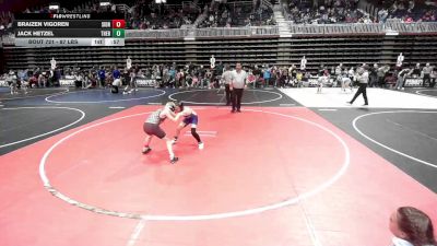 87 lbs Rr Rnd 3 - Braizen Vigoren, Sidney WC vs Jack Hetzel, Thermopolis WC